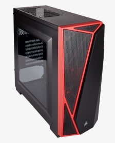 Corsair Carbide Spec 04 Black Red Atx Mid Tower Case, HD Png Download, Transparent PNG
