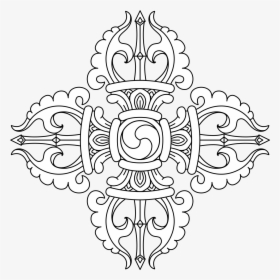 Drawing Buddha Feminine - Buddhist Symbol For Wealth, HD Png Download, Transparent PNG