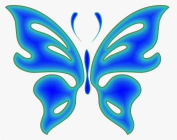 Blue Radiative Butterfly Clip Arts, HD Png Download, Transparent PNG