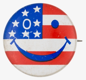 American Flag Smiley Smileys Button Museum - Alabama Crime Victims Compensation Commission, HD Png Download, Transparent PNG