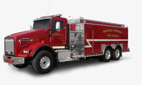 Water Tanker Fire Truck , Png Download - Fire Apparatus, Transparent Png, Transparent PNG