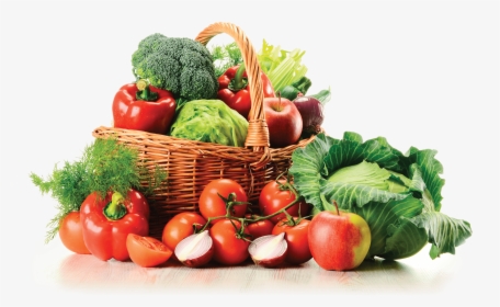 Basket Of Vegetables Clipart , Png Download - Basket Full Of Food, Transparent Png, Transparent PNG