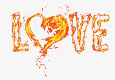 #love #fire #amor #fuego - Love Png Text Hd Download, Transparent Png, Transparent PNG