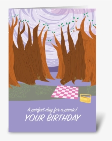 Picnic Birthday Card Greeting Card - Poster, HD Png Download, Transparent PNG