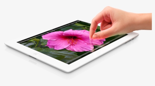 Apple Tablet Png Image - New Ipad 3, Transparent Png, Transparent PNG