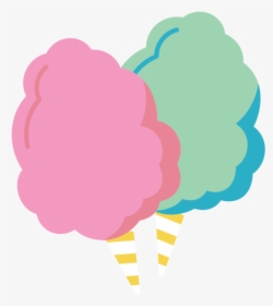 Two Servings Of Cotton Candy - Illustration, HD Png Download, Transparent PNG