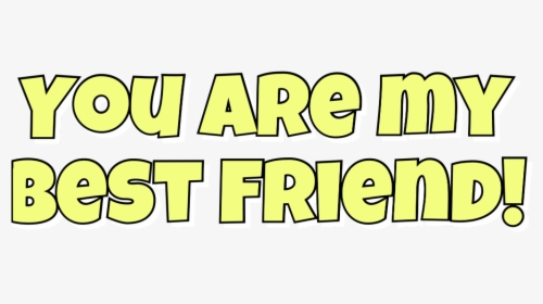 #ftestickers #text #bestfriend #friends #bff #yellow, HD Png Download, Transparent PNG