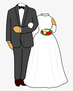C Wedding Medium Image - Groom And Bride Caricature, HD Png Download, Transparent PNG