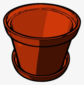 Flower Pot Clip Art Hostted - Pot Clipart, HD Png Download, Transparent PNG