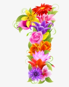 Transparent Papagei Clipart - Number 1 Flower Png, Png Download, Transparent PNG