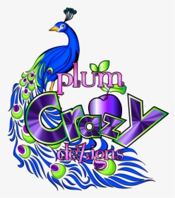 Plum Crazy Dezigns Custom ~ Personalized Race Apparel - Peacock Clipart Png, Transparent Png, Transparent PNG