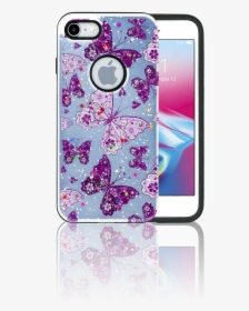 Iphone 7/8 Mm 3d Butterfly - Mobile Phone Case, HD Png Download, Transparent PNG