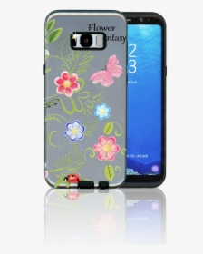 Samsung Galaxy S8 Mm 3d Flower Butterfly, HD Png Download, Transparent PNG