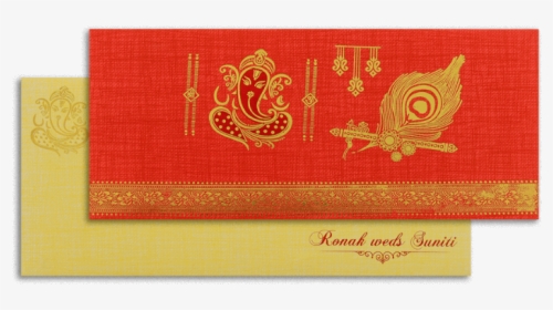 Hindu Wedding Card Png, Transparent Png, Transparent PNG