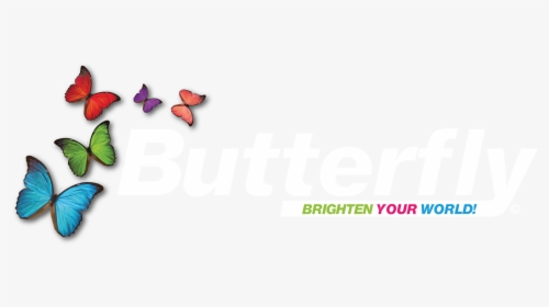 Butterfly-logo White - Butterfly Logo Png, Transparent Png, Transparent PNG