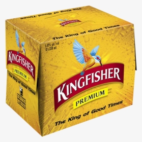 Kingfisher Lager 12 Pack 330ml - Kingfisher Beer Bottle Box, HD Png Download, Transparent PNG