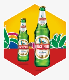 Kingfisher Beer Bottle Png, Transparent Png, Transparent PNG