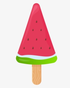 Watermelon Ice Cream Stick Png Clip Art, Transparent Png, Transparent PNG