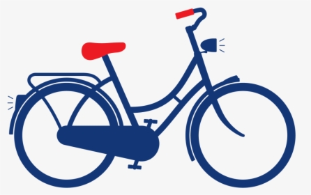 Bike Clipart Bike Dutch - Red City Bike, HD Png Download, Transparent PNG