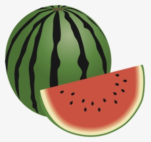 Plants Clipart Water Melon - Whole Watermelon Clip Art, HD Png Download, Transparent PNG