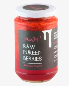 Raw Strawberry Jam - Bottle, HD Png Download, Transparent PNG