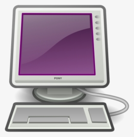 Pony Desktop Computer Vector Image - Royalty Free Computer Clip Art, HD Png Download, Transparent PNG