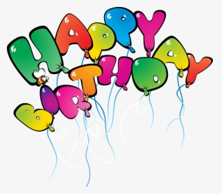 Transparent Background Cartoon Birthday Balloons, HD Png Download, Transparent PNG