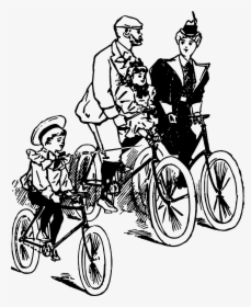 Bike Big Image Png - Family Cycling Clipart Png, Transparent Png, Transparent PNG