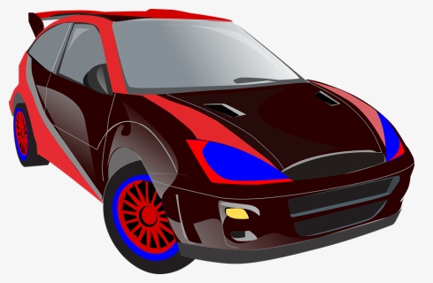 Black Car Svg Clip Arts - Clip Art Sports Car, HD Png Download, Transparent PNG