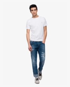 Mens Wear Png - Man In Jeans Png, Transparent Png, Transparent PNG