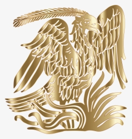 Phoenix Bird Gold Free Photo - Golden Phoenix Logo Png, Transparent Png, Transparent PNG