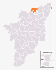 Outline Tamil Nadu Map, HD Png Download, Transparent PNG