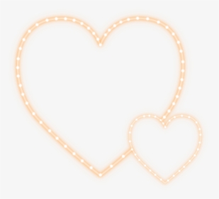 #neon #love #frame - Heart, HD Png Download, Transparent PNG