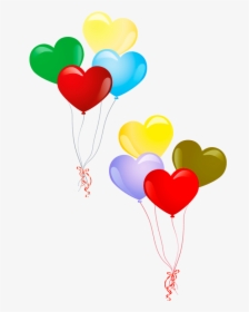 Transparent Ballons Clipart - Heart Balloons Icon Png, Png Download, Transparent PNG