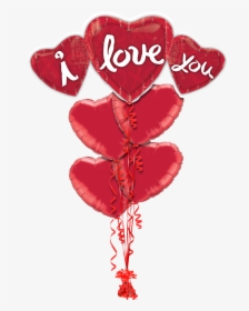 I Love You Tripple Love Balloon - Balloon Love You Png, Transparent Png, Transparent PNG