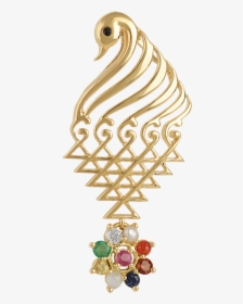 Saraswati Symbol Png - Saraswati Pendant In Gold, Transparent Png, Transparent PNG