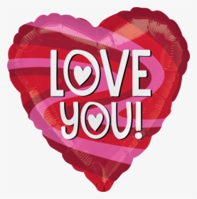Love You Balloon - Valentine's Day, HD Png Download, Transparent PNG