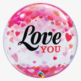 Bubble Qualatex Love You, HD Png Download, Transparent PNG