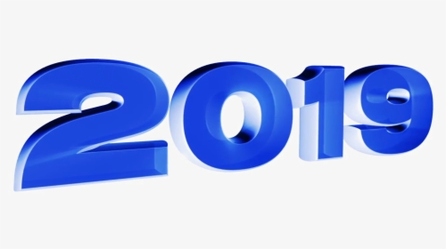 New Year 2019 Png High-quality Image - 2019 Text Png Hd, Transparent Png, Transparent PNG