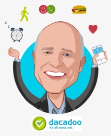Overlay Caricature Of Peter Ohnemus, Who Is Speaking - Dacadoo, HD Png Download, Transparent PNG