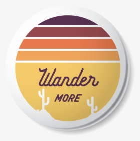 Wander More Button - Circle, HD Png Download, Transparent PNG