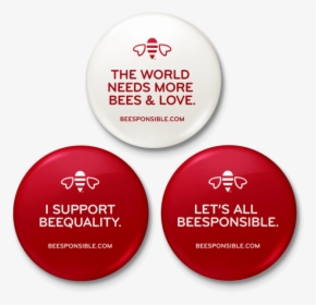 Beesponsible Button Set - Honey Jars, HD Png Download, Transparent PNG