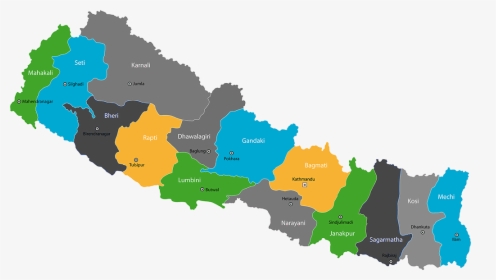 Nepal Capital City Map, HD Png Download, Transparent PNG
