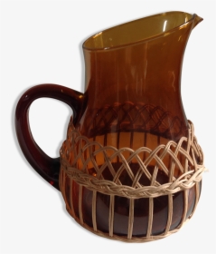 Water Pot Covered With Wicker - Earthenware, HD Png Download, Transparent PNG