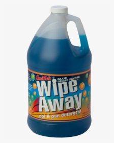 0 54200 00120 6 Wipe Away Pot & Pan Blue Detergent - Plastic Bottle, HD Png Download, Transparent PNG