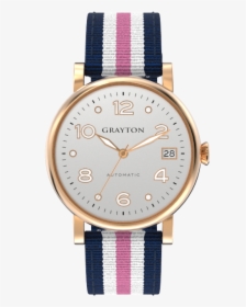 Women S Automatic Watch White Silver Dial & Blue, White - Watch, HD Png Download, Transparent PNG