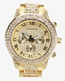 Ladies Watch Golden Colour - Watches For Women In Gold Colour, HD Png Download, Transparent PNG