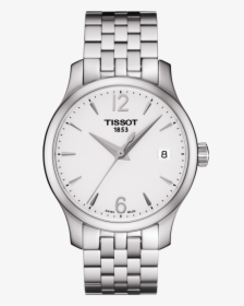 Tissot Ladies Tradition Quartz Watch With Silver Dial - T063 210.11 037.00, HD Png Download, Transparent PNG