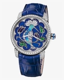 Classico Lady Huppe Motif Dial Alligator Leather Automatic - Watch, HD Png Download, Transparent PNG