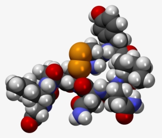 File - Oxitocinacpk3d - Oxytocin Molecule 3d, HD Png Download, Transparent PNG